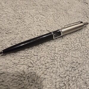 Vintage 1970's Parker Jotter Ballpoint Pen W/Calendar, Black And Silver